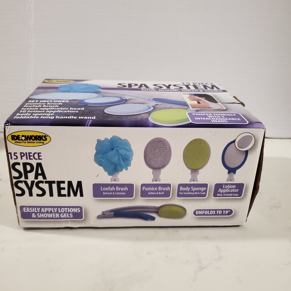 Ideaworks 15 Piece Spa System Scrub, Smooth Soften